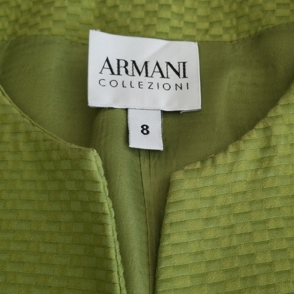 🥳 HP 🎉 Giorgio Armani Collezioni Textured Jacket - Picture 4 of 7